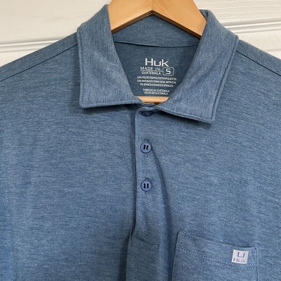 Huk Polo Shirt Men’s Small EUC - Picture 2 of 4